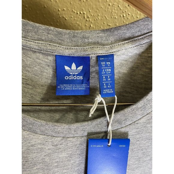 New  Adidas Essentials Logo T-shirt Dress Style Small NWT - Picture 2 of 4